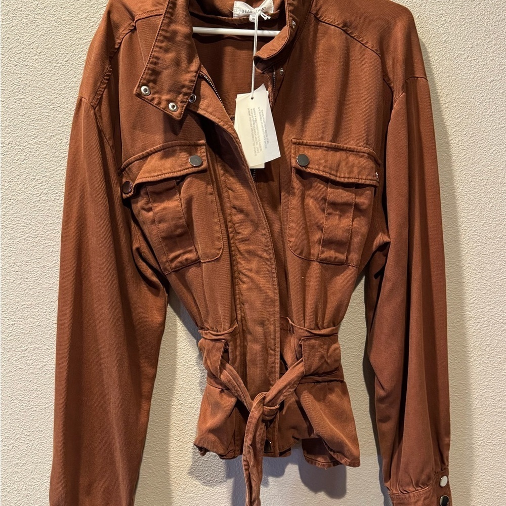 Dear John Austin Drop Shoulder Jacket | Sepia | Women’s XL NEW - Picture 3 of 8